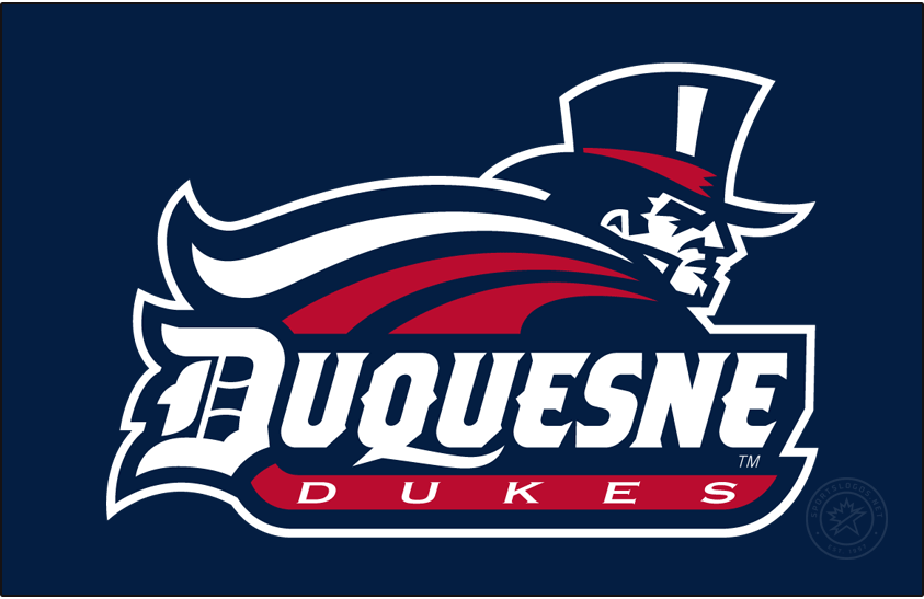 Duquesne Dukes 2006-2017 Primary Dark Logo diy iron on heat transfer